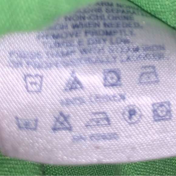 100% Linen Land’s End Lime Green Button Down Shirt Size Women’s XS Small 2/4 - Picture 6 of 6